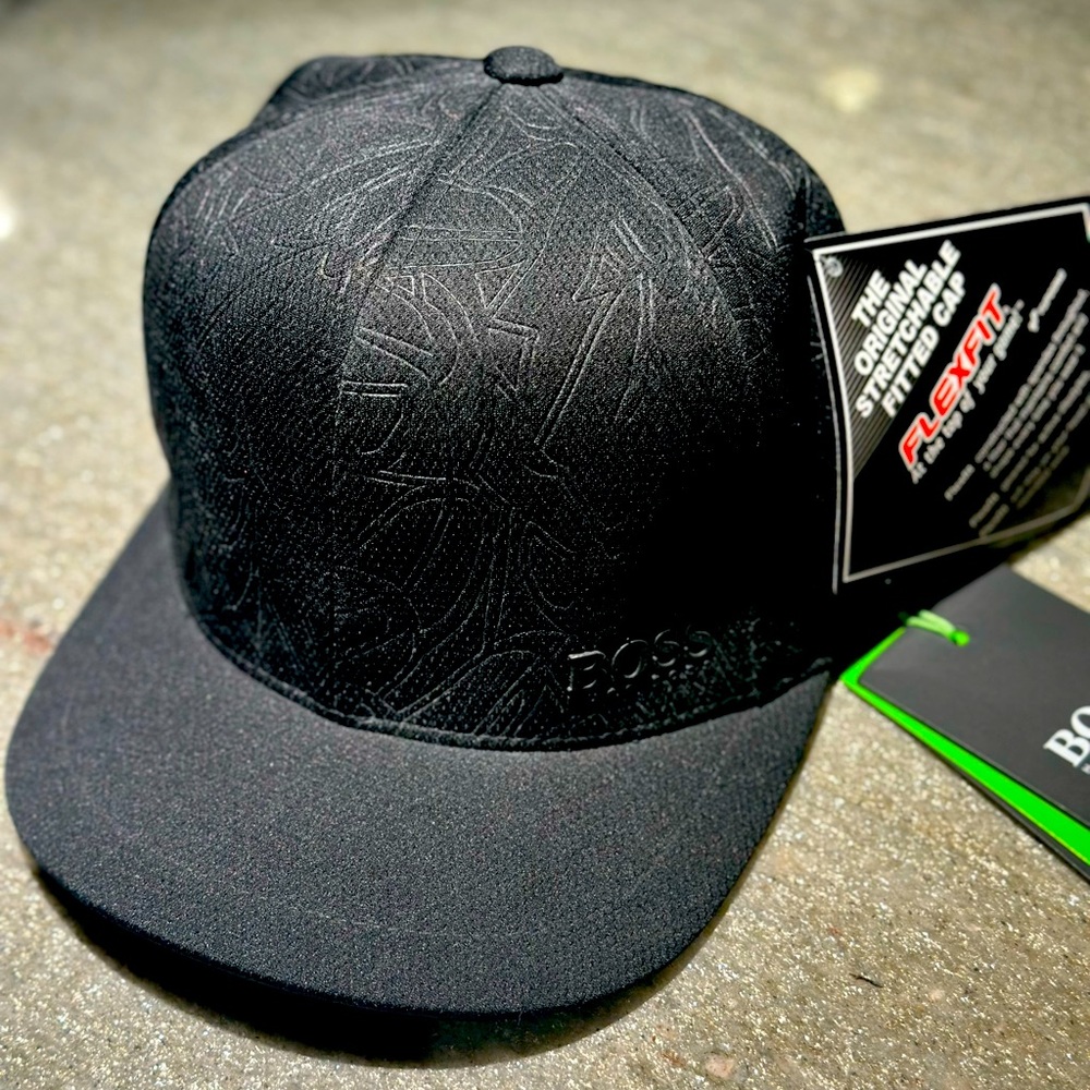 Hugo Boss Black Embossed Hat - NEW
